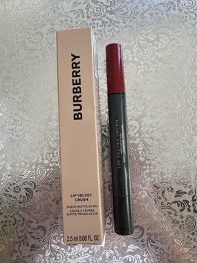 Burberry Lip Velvet Crush Sheer-Matte Stain - Dark Russet